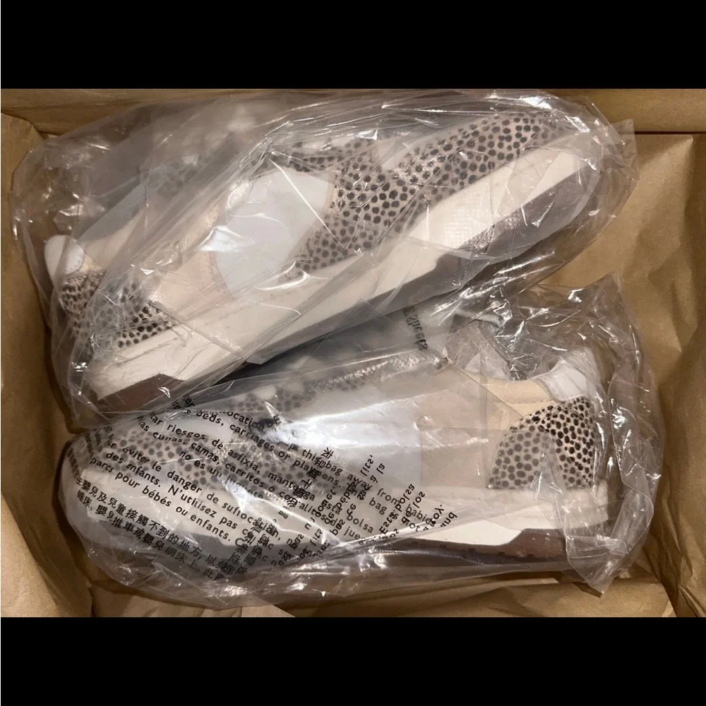 Madewell Court Sneakers in Spotted Calf Hair sz 6 - Picture 5 of 6